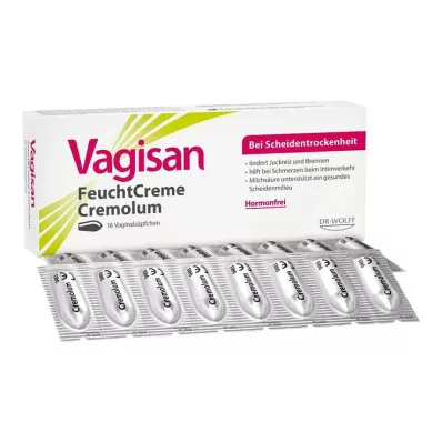 VAGISAN MoistCream Cremolum, 16 kpl