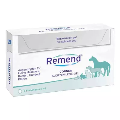 REMEND Sarveiskalvon silmänhoitogeeli koiralle/kissalle/hevoselle, 6X3 ml