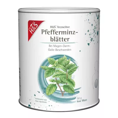 H&S Piparminttulehdet irtotavarana, 50 g H&S Piparminttulehdet irtotavarana, 50 g