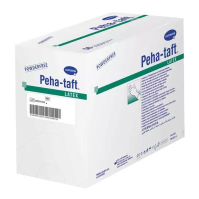 Peha-Taft lateksileikkauskäsineet koko 8, 50x2 kpl