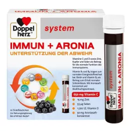 Doppelherz system Immune+Aronia -ampullit, 10 kpl