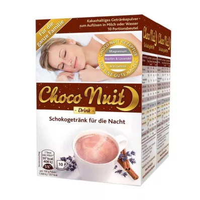 Choco Nuit hyvää yötä suklaajuomajauhe, 20 kpl Choco Nuit hyvää yötä suklaajuomajauhe, 20 kpl