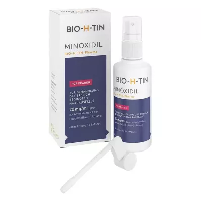 Minoksidiili BIO-H-TIN-Pharma 20 mg/ml suihke naisille, 60 ml