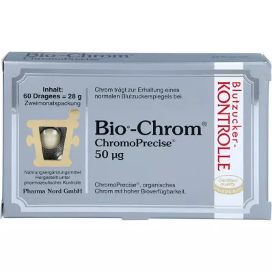 BIO-CHROM ChromoPrecise 50 μg Pharma Nord päällystetyt tabletit, 60 kpl