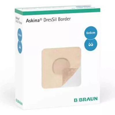 Askina Dressil Border Sil.foamst.v.6x6 cm (10 kpl)