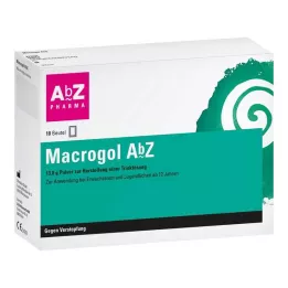 Macrogol AbZ -jauhe oraaliliuoksen valmistukseen, 10 kpl