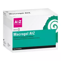 Macrogol AbZ -jauhe oraaliliuoksen valmistukseen, 20 kpl