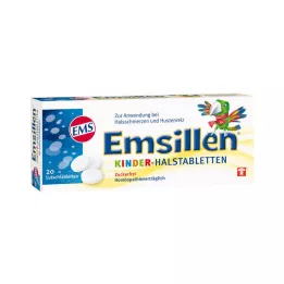 EMSILLEN Lasten kurkkupastillit vanilja, 20 kpl