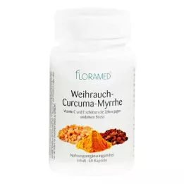 WEIHRAUCH CURCUMA Myrrh Floramed Kapselit, 60 kapselia, 60 kpl