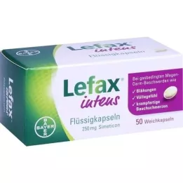 LEFAX intensiiviset nestemäiset kapselit 250 mg simetikon, 50 kpl