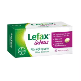 LEFAX intensiiviset nestemäiset kapselit 250 mg simetikon, 50 kpl