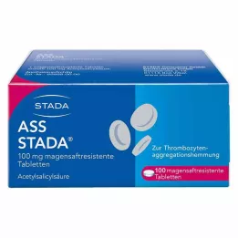 ASS STADA 100 mg enteropäällysteiset tabletit, 100 kpl