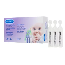 ALVITA fysiologisen keittosuolaliuoksen ampullit, 30X5 ml