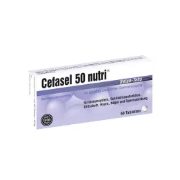 CEFASEL 50 ravinnon seleenitabletit, 60 kpl