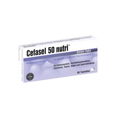 CEFASEL 50 ravinnon seleenitabletit, 60 kpl