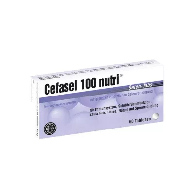 CEFASEL 100 nutri seleenitabletit, 60 kpl CEFASEL 100 nutri seleenitabletit, 60 kpl