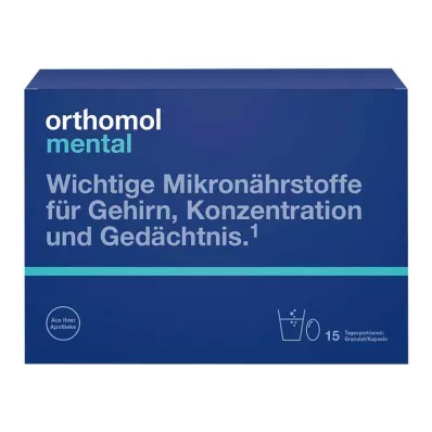 ORTHOMOL mielenterveysrakeet/kapselit 15 päivää combip., 1 P ORTHOMOL mielenterveysrakeet/kapselit 15 päivää combip., 1 P
