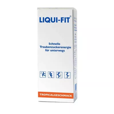 LIQUI FIT Nestemäinen sokeriliuos Tropical-pussi, 12 kpl