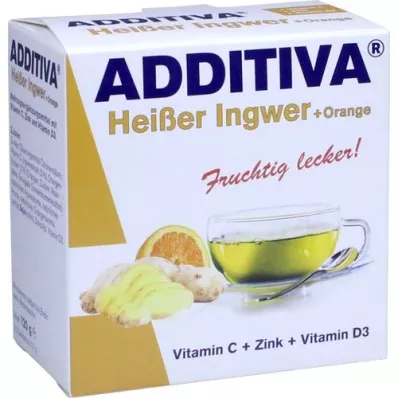 ADDITIVA kuuma inkivääri+appelsiinijauhetta, 120 g