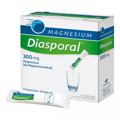 Magnesium Diasporal 300 mg juomarakeet, 20 kpl