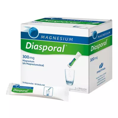 Magnesium Diasporal 300 mg juomarakeet, 50 kpl