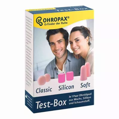 Ohropax testilaatikko 3 tyyppisiä korvatulppia (3x2 kpl) Ohropax testilaatikko 3 tyyppisiä korvatulppia (3x2 kpl)