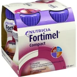FORTIMEL Compact 2.4 Metsähedelmän maku, 4X125 ml, 4X125 ml
