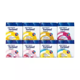 FORTIMEL Compact 2.4 sekoitettu pakkaus 8X4X125 ml