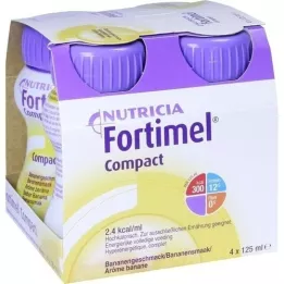 FORTIMEL Compact 2.4 Banaanin maku, 4X125 ml