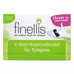 FINELLIS Mini hygieniapussit tamponeille matkalla, 6 kpl