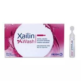 XAILIN Wash Silmänhuuhteluliuos kerta-annoksina, 20X5 ml