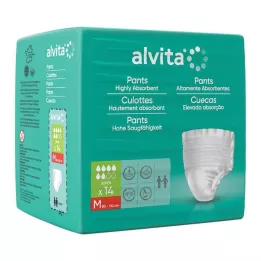 ALVITA Inkontinenssihousut super medium, 14 kpl