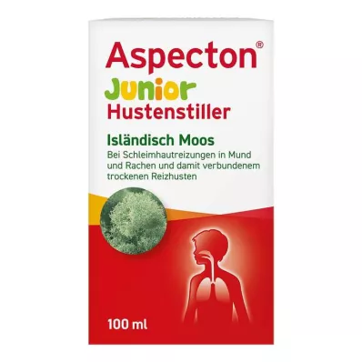 ASPECTON Junior yskänlääkitys Islanninsammalmehu, 100 ml