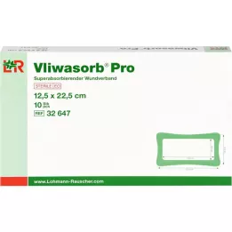 VLIWASORB Pro superabsorb.comp.sterile 12,5x22,5 cm, 10 kpl