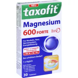 TAXOFIT Magnesium 600 FORTE Depottabletit, 30 kpl