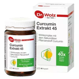 CURCUMIN EXTRAKT 45 Dr.Wolz-kapselia, 90 kpl