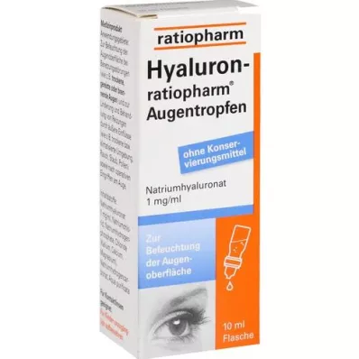 HYALURON-RATIOPHARM Silmätipat, 10 ml