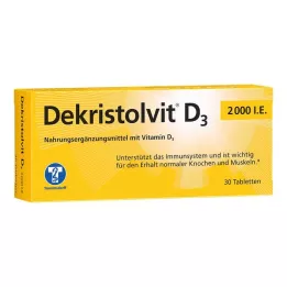 DEKRISTOLVIT D3 2,000 I.U. tabletit, 30 kpl