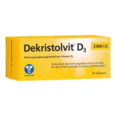 Dekristolvit D3 2 000 IU tabletit, 90 kpl
