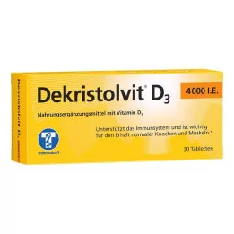 DEKRISTOLVIT D3 4000 I.U. tablettia, 30 kpl