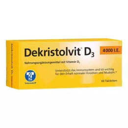 DEKRISTOLVIT D3 4000 I.U. tablettia, 60 kpl