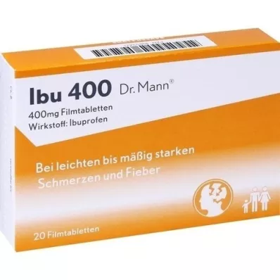 IBU 400 Dr.Mann kalvopäällysteistä tablettia, 20 kpl