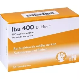IBU 400 Dr.Mann kalvopäällysteistä tablettia, 50 kpl