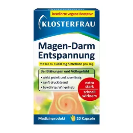 KLOSTERFRAU Ruoansulatuskanavan rentoutuskapselit, 20 kapselia