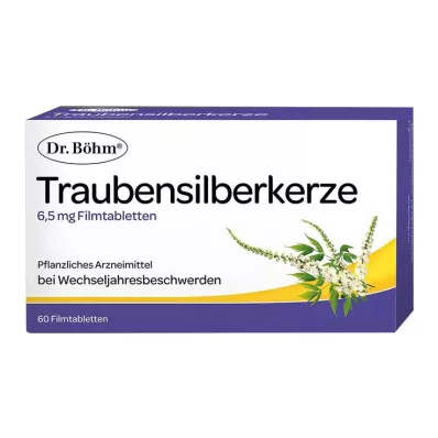 Böhm black cohosh 6,5 mg kalvopäällysteiset tabletit, 60 kpl Böhm black cohosh 6,5 mg kalvopäällysteiset tabletit, 60 kpl