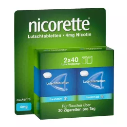 NICORETTE freshmint 4 mg pastillit puristettuna, 80 kpl