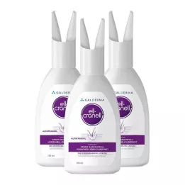 ELL-CRANELL 250 mikrogrammaa/ml liuos päähän annostelua varten, 3 x 100 ml