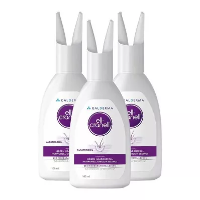 Ell-Cranell hormonaalis-perinnölliseen hiustenlähtöön, 3x100 ml