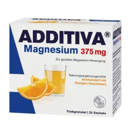 ADDITIVA Magnesium 375 mg pussit Oranssi, 20 kpl