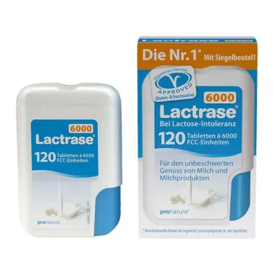 LACTRASE 6 000 FCC Tabletit klikkausannostelijassa, 120 kpl